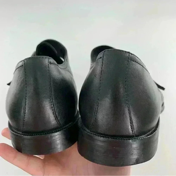 Ashton Gray mens dress shoes size 11 black leather monk strap main image 5